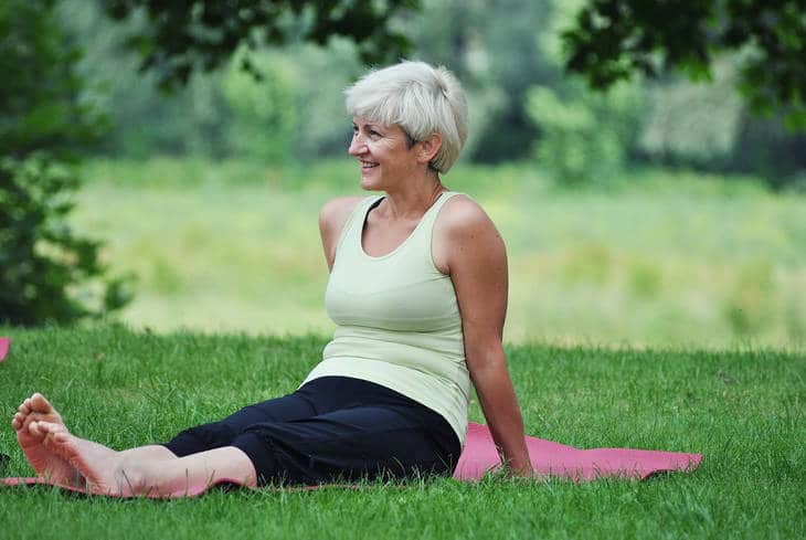 woman yoga